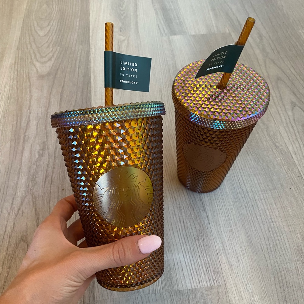 50 anniversary honeycomb 16 oz Starbucks tumblers